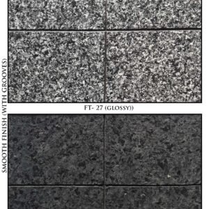 Multi Colour - Smooth Finish with Grooves