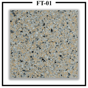 Luxture Multi Colour FT-01 granite finish wall texture paint in fine tone glossy
