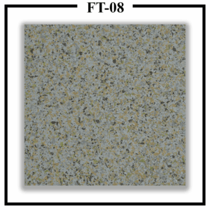 Luxture Multi Colour FT-08 premium granite finish wall texture paint in grey, beige, and olive speckled glossy design