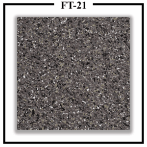 Luxture Multi Colour FT-21 bold granite finish wall texture paint in dark grey and black glossy speckled design