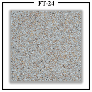 Luxture Multi Colour FT-24 elegant granite finish wall texture paint in light grey, beige, and peach glossy speckled design