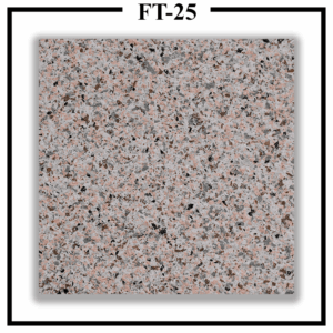 Luxture Multi Colour FT-25 premium sand blasted granite finish wall texture paint in grey, peach, and black matte speckled design